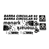 Adesivo Bicicleta Monark 92 Barra Circular