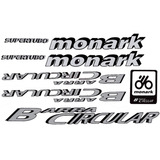 Adesivo Bicicleta Monark Barra Circular Frete