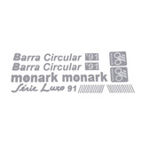 Adesivo Bicicleta Monark Barra Circular Serie
