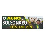Adesivo Bolsonaro Presidente Agronegocio 2022 Carro