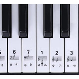 Adesivo C Notas Musicais P Aprender Piano Teclado Orgão