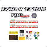 Adesivo Caminhão 1718r Mb Emblema Topbrake Etiqueta Generico