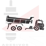 Adesivo Caminhão Caçamba Truck Fuscão Arqueado 40cm 