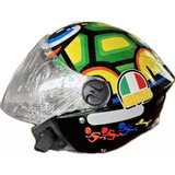 Adesivo Capacete Aberto Agv Blade Turtle Tartaruga