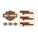 Adesivo Capacete Harley Davidson Clothes Refletivo Kit Ktcp57 Fgc