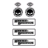 Adesivo Capacete Harley Davidson Clothes Refletivo Kit Ktcp59 Fgc