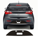 Adesivo Carro Hb20 Hatch Parachoque Traseiro Placa Hyundai