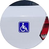 Adesivo Carro Moto Vidro Cadeirante Deficiente