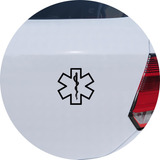 Adesivo Carro Moto Vidro Medicina Estrela Médica