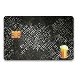 Adesivo Cartão De Crédito Beer Cerveja