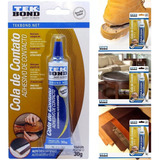 Adesivo Cola De Contato Sapateiro Colar Tênis Couro Borracha Bisnaga Tekbond 30g