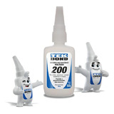 Adesivo Cola Instantâneo Tekbond 200 Alta Viscosidade 50g