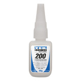 Adesivo Cola Tekbond 200 Gel Instantâneo 20g Uso Geral