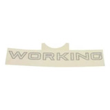 Adesivo Da Tampa Traseira Working Fiat Strada Original Mopar