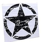 Adesivo De Carroceria De Carro De 19 7 Polegadas Estrela Preta Para F150 Decalque Gráfico Automático Elegante Para CJ TJ YJ