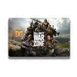 Adesivo De Cartão De Crédito Débito Call Of Duty Warzone