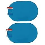 Adesivo De Espelho Retrovisor Película Protetora De Espelho Lateral 2 Pçs Conjunto Anti Nevoeiro Antirreflexo Antirrisco Para Carro
