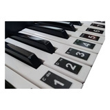 Adesivo De Notas Musicais Teclado Piano Para Aprender Tocar