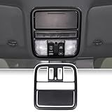 Adesivo De Painel De Interruptor De Teto Solar Moldura De Cobertura De Luz De Cúpula De Teto Interior Para Honda Pilot 2019 2022 Passport 2019 2023 ABS Moldura De Luz De Leitura Frontal Preto Fosco 