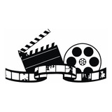 Adesivo De Parede Cinema Filme Fotográfico Foto Claquette