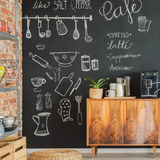 Adesivo De Parede Lousa Quadro Negro Lousa Mágica Cor Preto