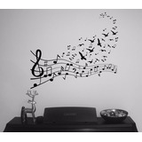 Adesivo De Parede Musical Notas Musicais