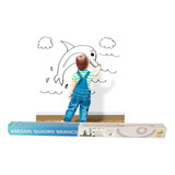 Adesivo De Parede Quadro Branco Papel Lousa Escrever 2mx45cm