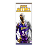 Adesivo De Porta Kobe Bryant Basquete Nba Lakers cod kb1 