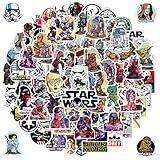 Adesivo De Vinil à Prova D água Star War Para Crianças 100 Peças Filme Legal Star War Garrafa De água Laptop Celular Skate Guitarra Notebook Computador Bagagem Star War 