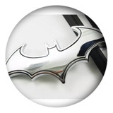 Adesivo Decalque Morcego Emblema Metalizado Automóvel