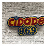Adesivo Decalque Rádio Cidade Fm Raro Bordado Exclusivo