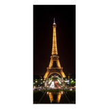 Adesivo Decoração De Porta Torre Eiffel