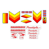 Adesivo Decorativo Bicicleta Caloi Cross Freestyle