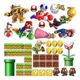 Adesivo Decorativo De Parede Super Mario Bros Modelo 348 Cor Colorido