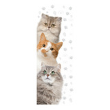 Adesivo Decorativo De Porta Gatos Pet