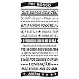 Adesivo Decorativo Para Parede E Porta Oração Pai Nosso