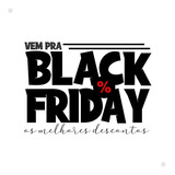 Adesivo Decorativo Promocao Black Friday Painel