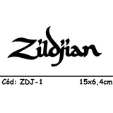 Adesivo Decorativo Zildjian Bateria Baterista Drum Zdj 1