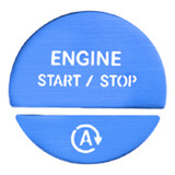 Adesivo Do Botão Engine One Start Stop Para Mercedes benz W