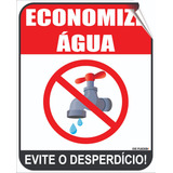 Adesivo Economize Água 25x20