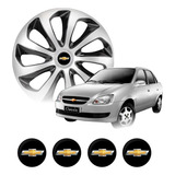 Adesivo Emblema Calota Chevrolet Resinado Onix Celta Cruze