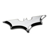 Adesivo Emblema Metal 3d Cromado Batman Morcego Carro Moto
