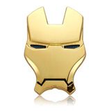 Adesivo Emblema Metal Iron Man Homem De Ferro Top Carro Moto