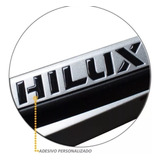 Adesivo Emblema Overbumper Hilux 2016 2017