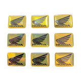 Adesivo Emblema Painel Mesa Tanque Honda   Gold Dourado