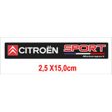 Adesivo Emblema Sport Motorsport Citroen
