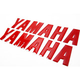 Adesivo Emblema Yamaha Xj6 Xj6n Xj6f Vermelho Resinado Refletivo Bengala Par Xj6bg01 Fgc