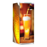 Adesivo Envelopamento De Geladeira Cerveja Be007 Md162