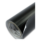 Adesivo Envelopamento Fibra Carbono Moldável 2 50m X 60cm