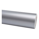 Adesivo Envelopamento Prata Inox Geladeira 10mx1m Espátula
